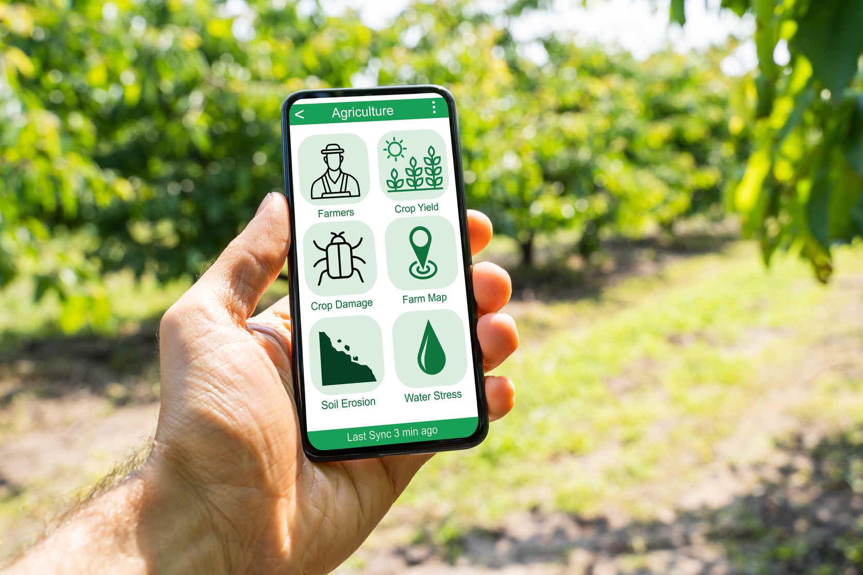 Smart Farming Digital Technology Agriculture App